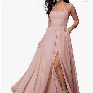 “Shin dress” formal dress size 6 - light pink